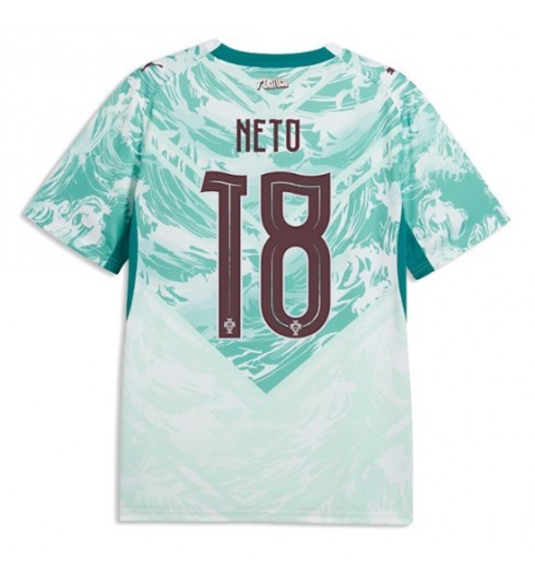 Portugalsko Pedro Neto #18 Venkovní Dres MS 2026 Krátký Rukáv Portugalsko Pedro Neto #18 Venkovní Dres MS 2026 Krátký Rukáv